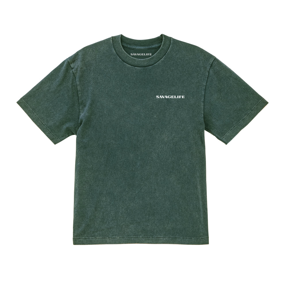 SAVAGELIFE-LOGOTYPE-FADEWASH-TEE-GR