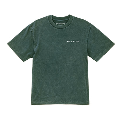 SAVAGELIFE-LOGOTYPE-FADEWASH-TEE-GR