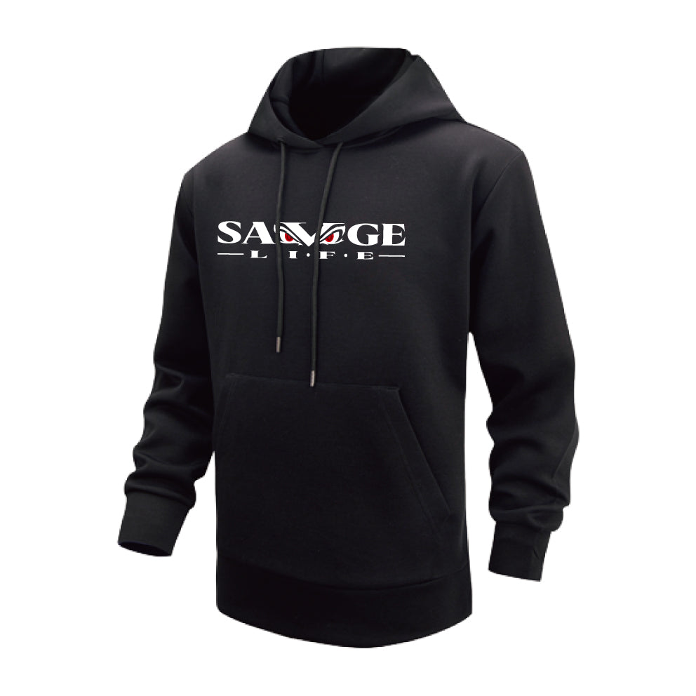 SAVAGELIFE LOGO SPORTS HOODIE BK
