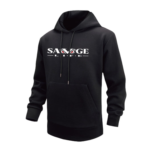 SAVAGELIFE LOGO SPORTS HOODIE BK