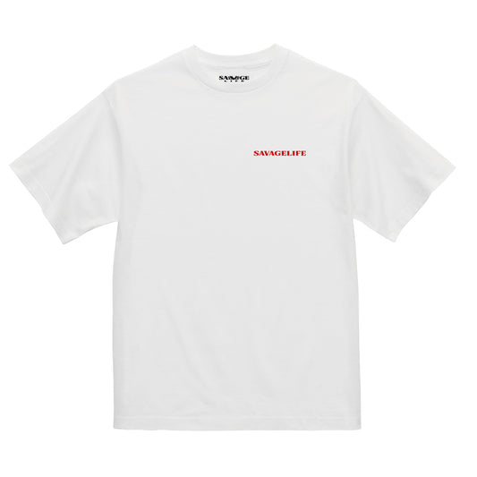 SAVAGELIFE LOGOTYPE TEE WH