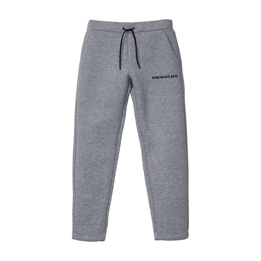 SAVAGELIFE-LOGOTYPE-DOUBLEKNIT-PANTS-GY