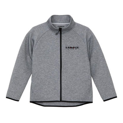 SAVAGELIFE-LOGO-DOUBLEKNIT-ZIPJACKET-GY