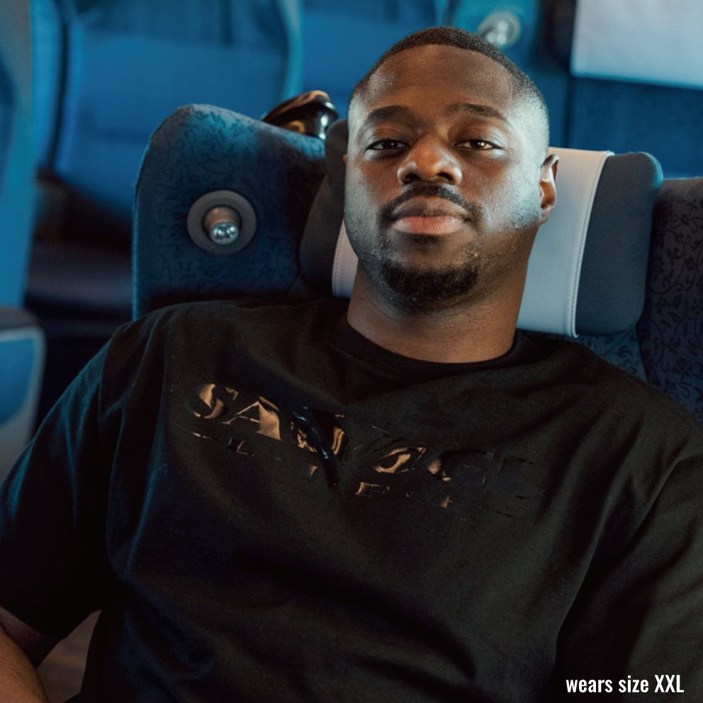SAVAGELIFE LOGO CLEARPRINT TEE BK